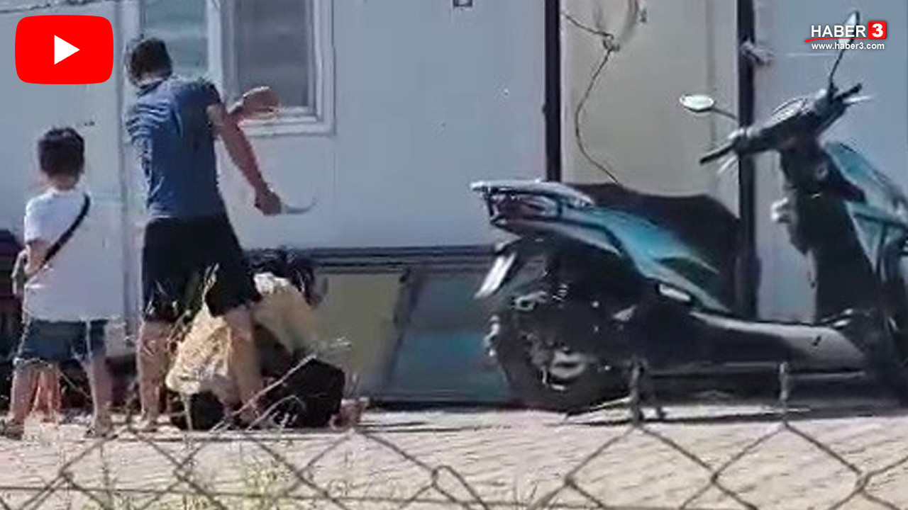 Hatay'da konteyner kentte yaşanan şiddet olayı sonrası adliyeye sevk edilen şüpheli.