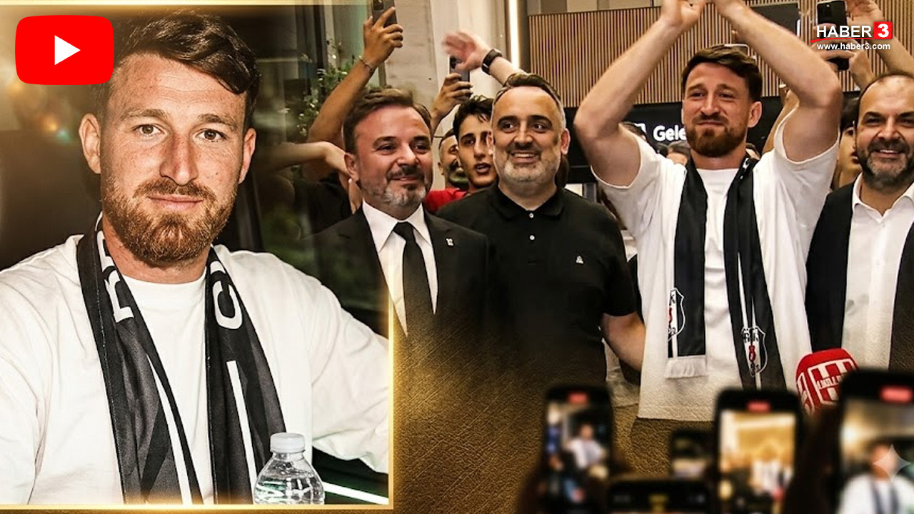 Beşiktaş'ın yeni transferi Salih Özcan İstanbul'da görülüyor.