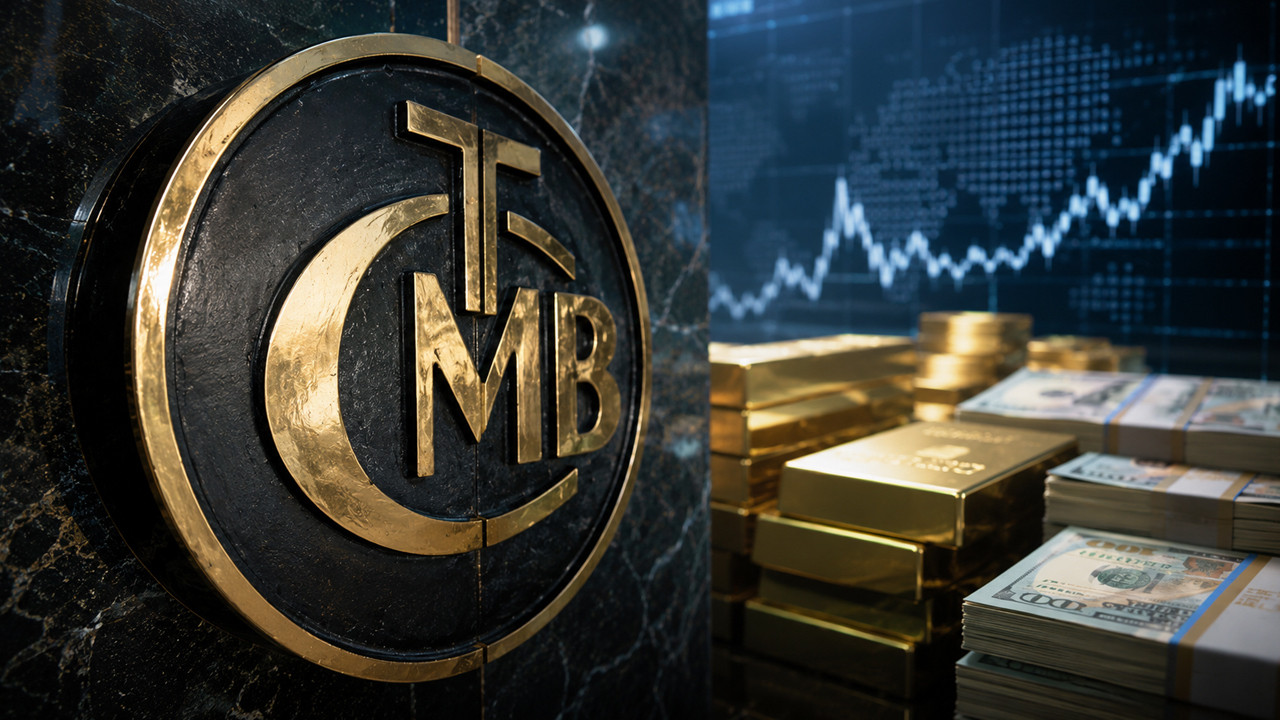 Merkez Bankası binası ve Türk Lirası sembolü.