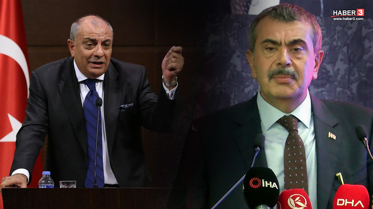 Tuğrul Türkeş ve Yusuf Tekin'in fotoğrafları yan yana.