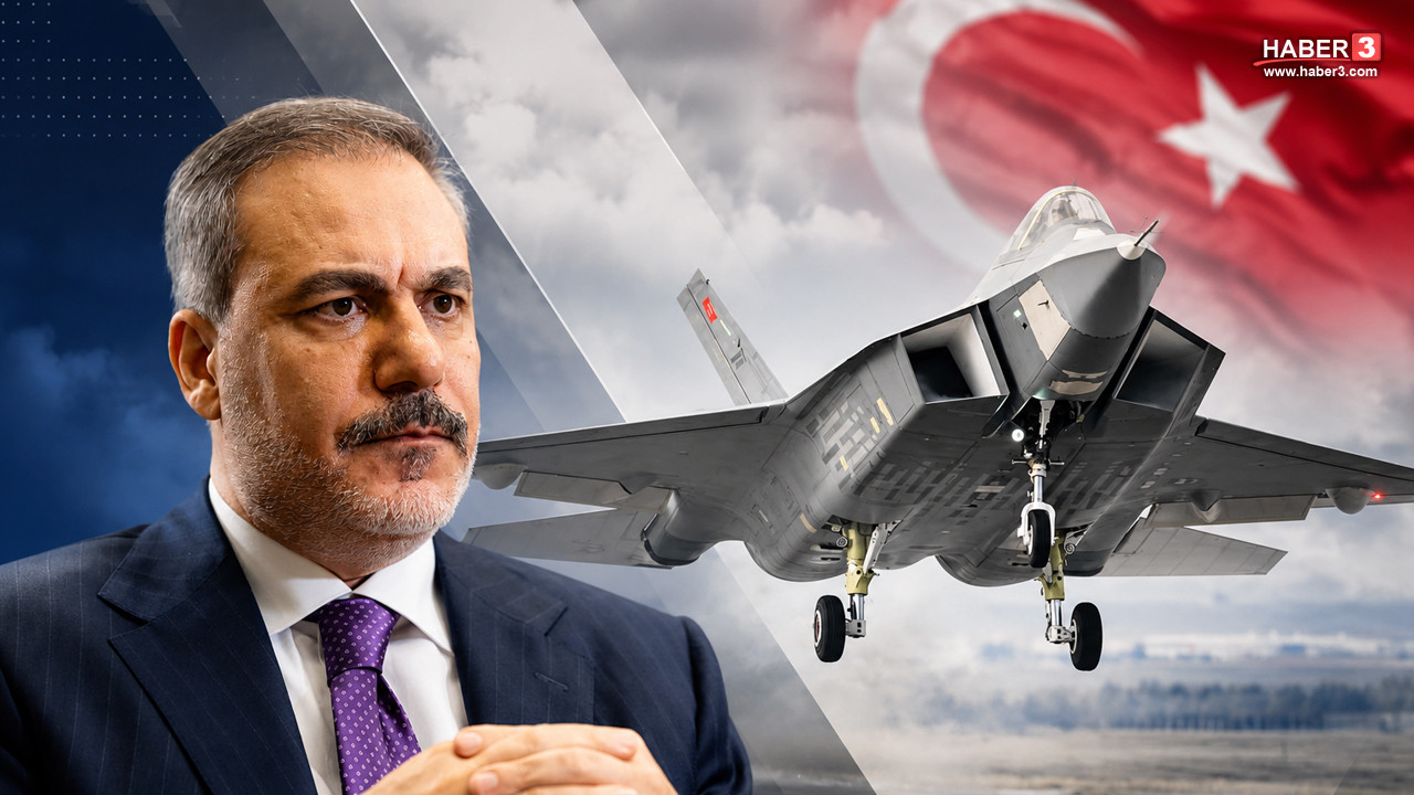 Dışişleri Bakanı Hakan Fidan milli muharip uçak KAAN'ın motor tedariki hakkında açıklama yapıyor.