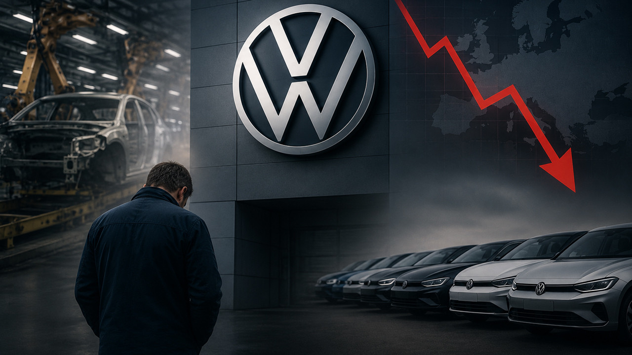 Volkswagen logosu ve fabrika önü