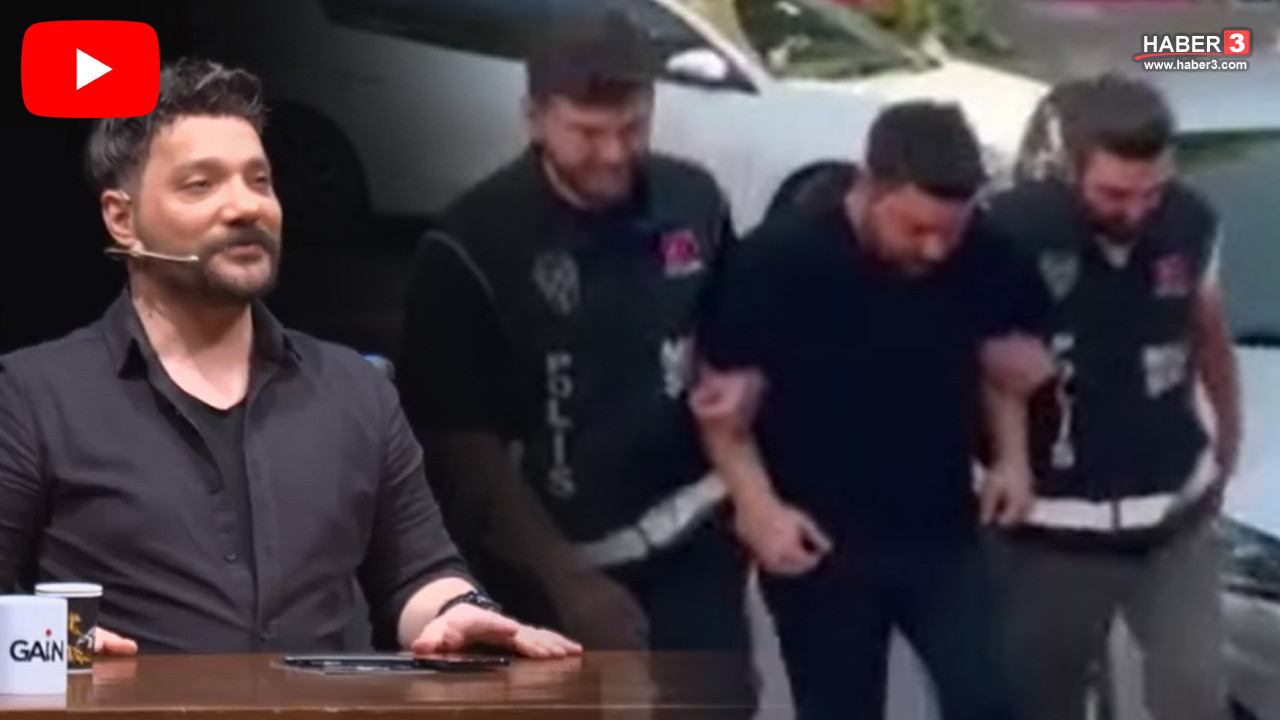 Babala TV kurucusu Oğuzhan Uğur'un gözaltına alınmasını gösteren sembolik bir görsel.