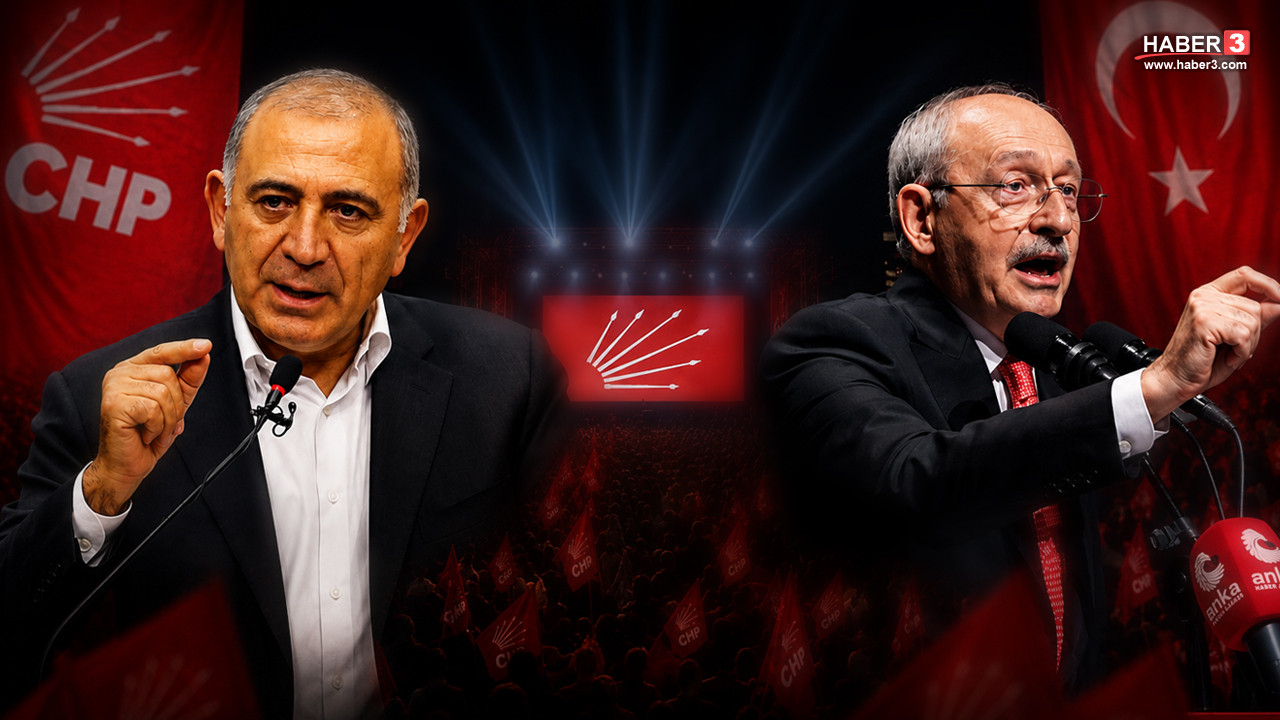 CHP İstanbul İl Başkanı Gürsel Tekin ve Genel Başkan Kemal Kılıçdaroğlu'nun bir rozet takma töreninde görülmesi.
