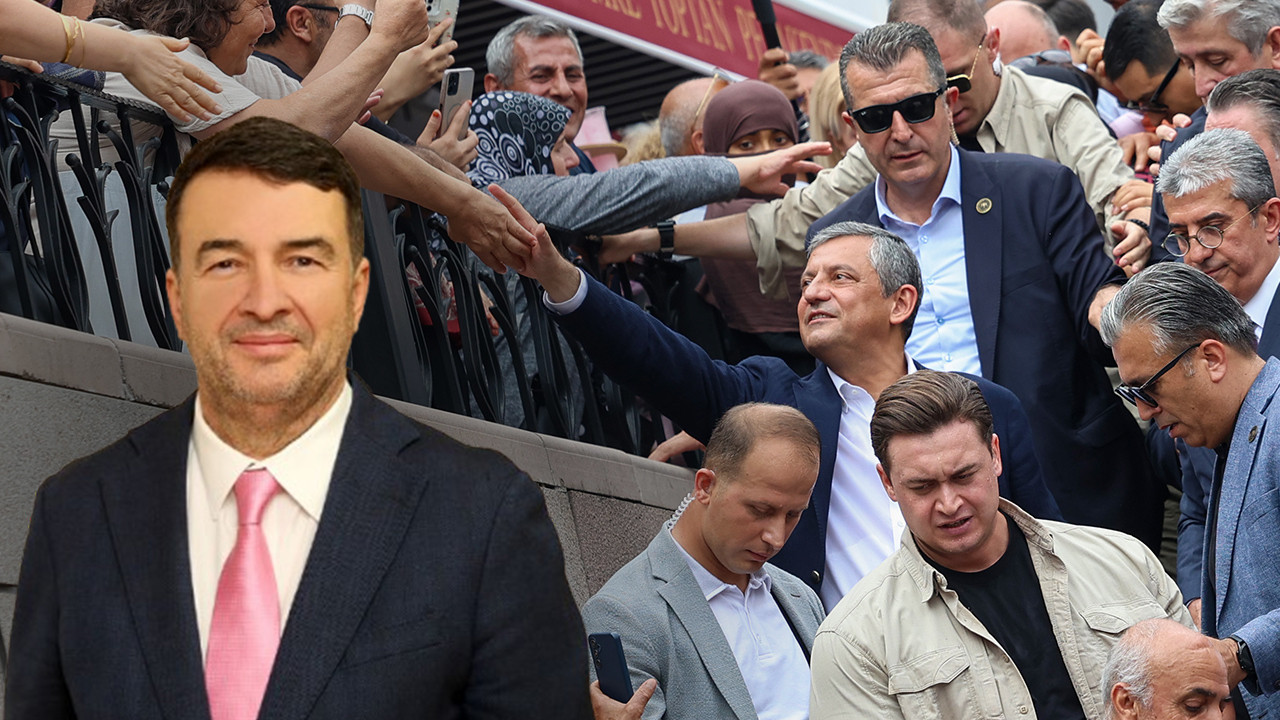 Eski CHP Milletvekili Metin Lütfi Baydar'ın siyasi açıklama yaparken çekilmiş bir fotoğrafı.