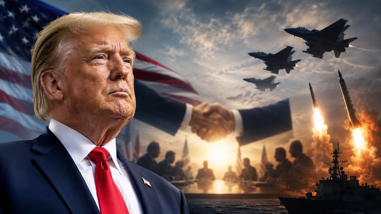 İran'a saldırıları durduran Trump'tan ''müzakere'' açıklaması