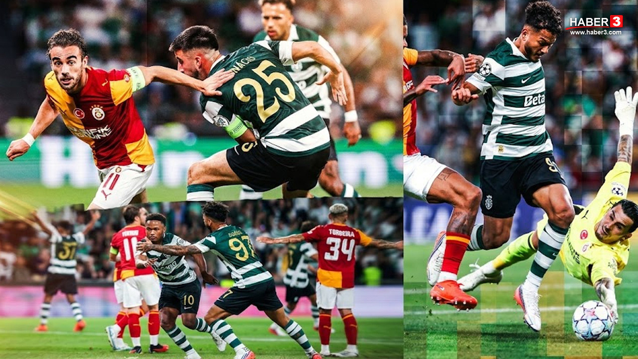 Galatasaray Şampiyonlar Ligi'ne Sporting şokuyla başladı! Sporting: 3 - Galatasaray: 1