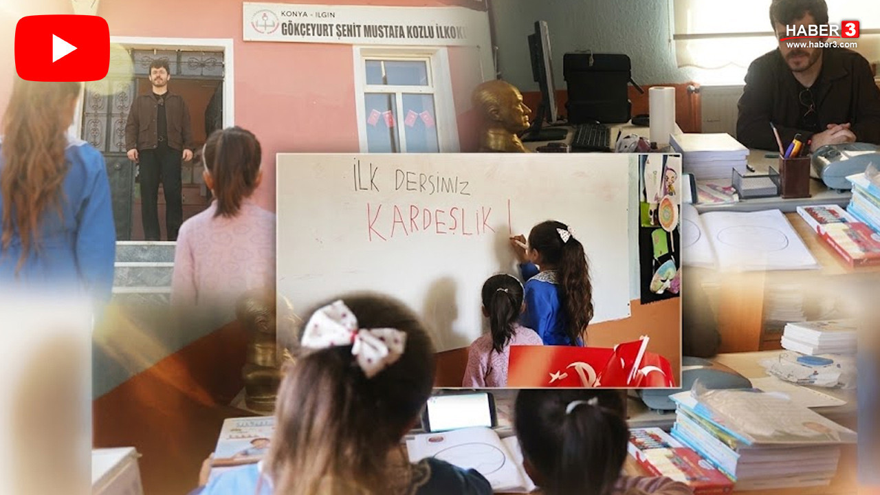 Türkiye'nin bu okulunda ders zili 2 öğrenci ve 1 öğretmen için çaldı!