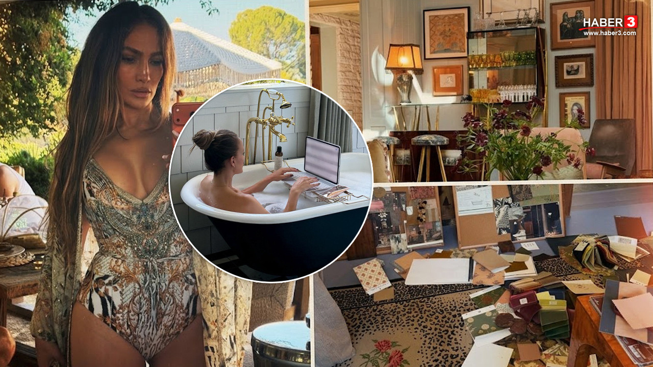 Jennifer Lopez 18 milyon dolarlık malikanesinin kapılarını açtı
