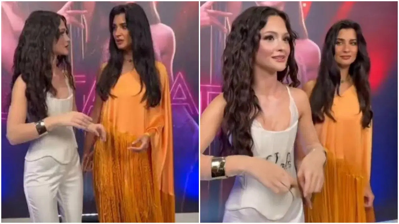 Sultana filminin galasında Tuba Büyüküstün ve Derya Pınar Ak arasında gergin anlar