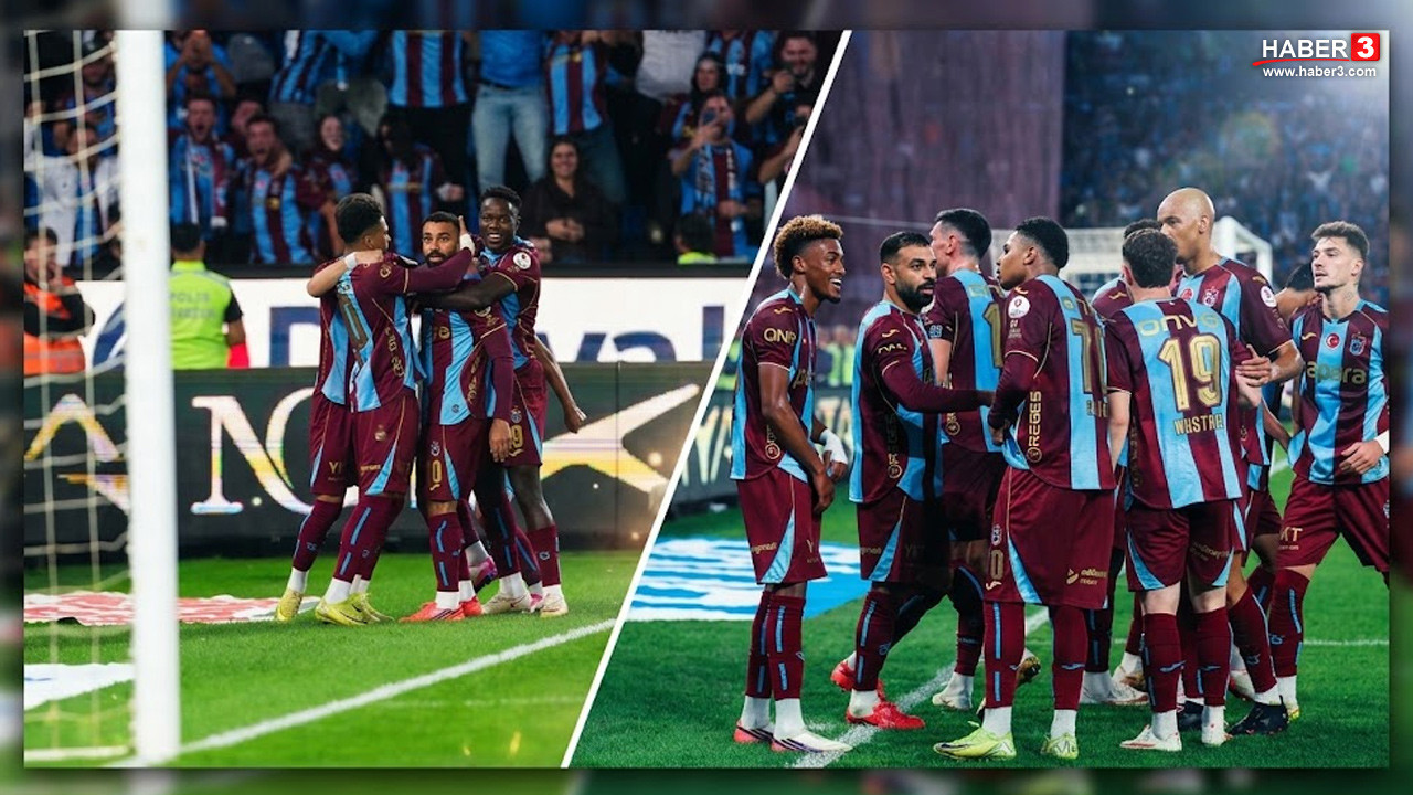Galatasaray Trabzon'da fırtınaya tutuldu, Trabzonspor gol olup yağdı