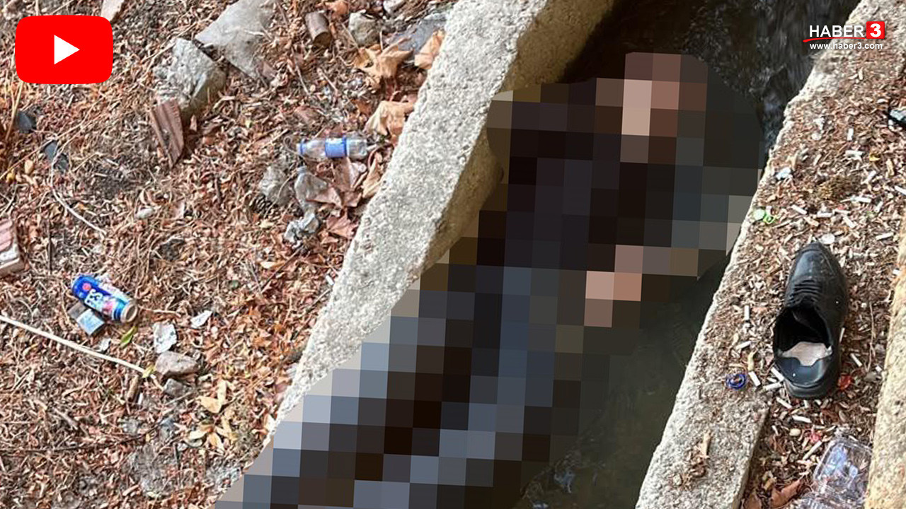 İstanbul'da bir kişi su kanalında ölü bulundu