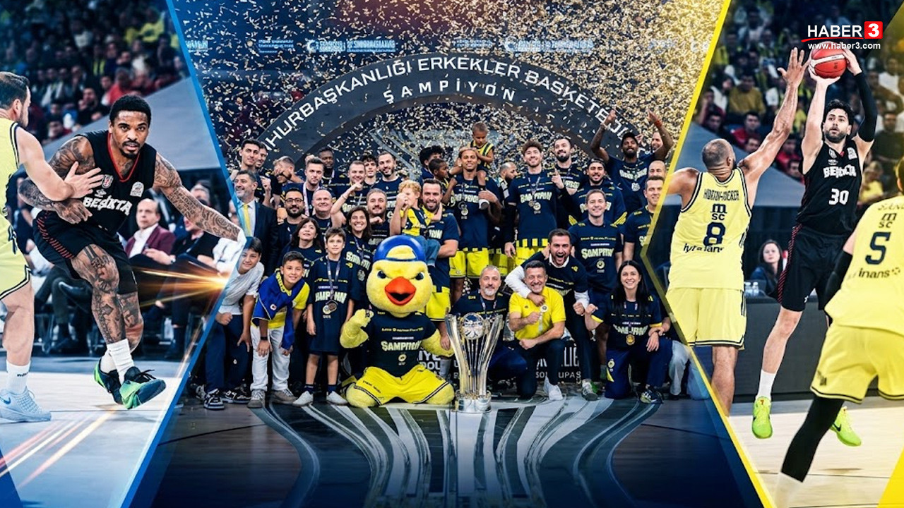 Fenerbahçe 39. Erkekler Cumhurbaşkanlığı Kupası'nda Beşiktaş'ı 72-59 mağlup edip şampiyon oldu!