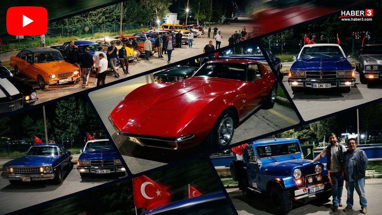 Yolların efsaneleri yeniden asfalta indi! Türkeş'in 1973 model klasik aracı da aralarında!