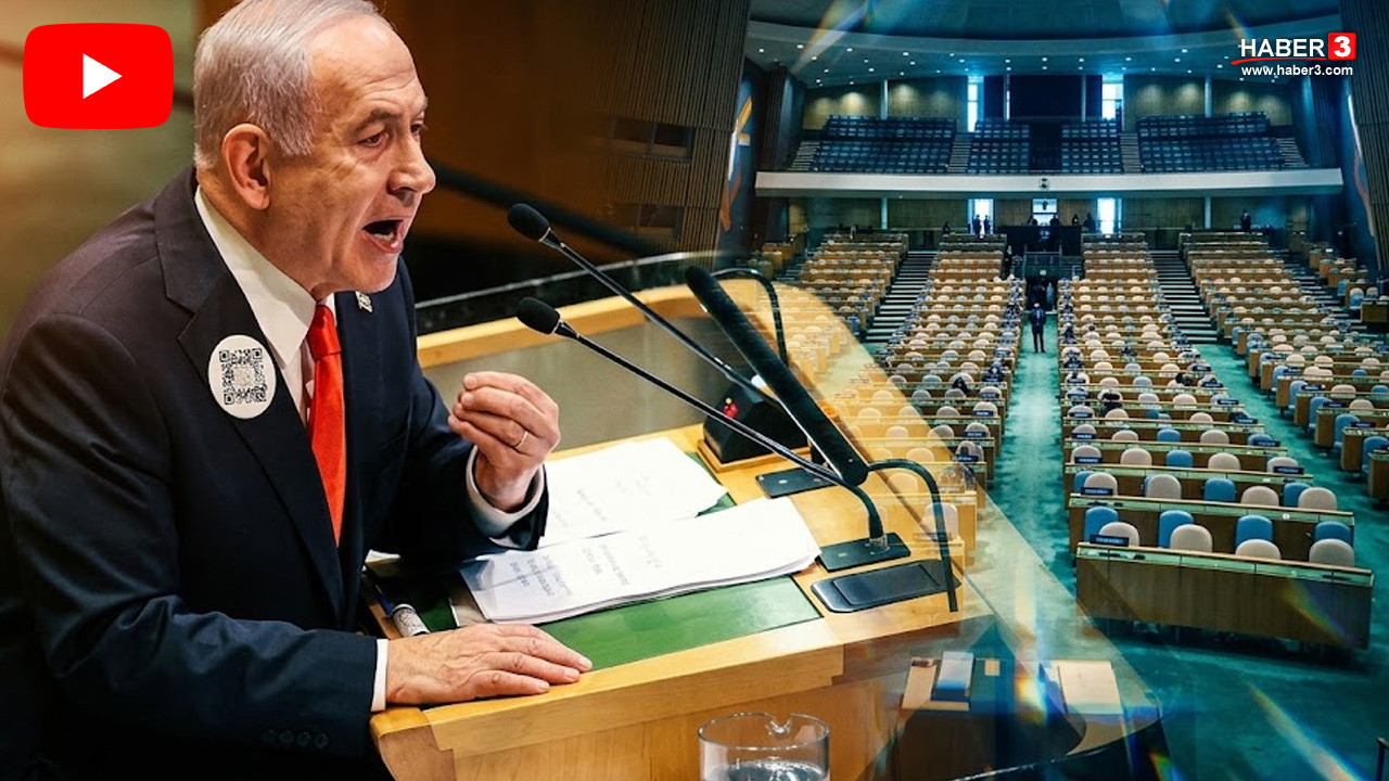 BM'de boş salona konuşan Netanyahu'dan Türkiye için skandal ifadeler