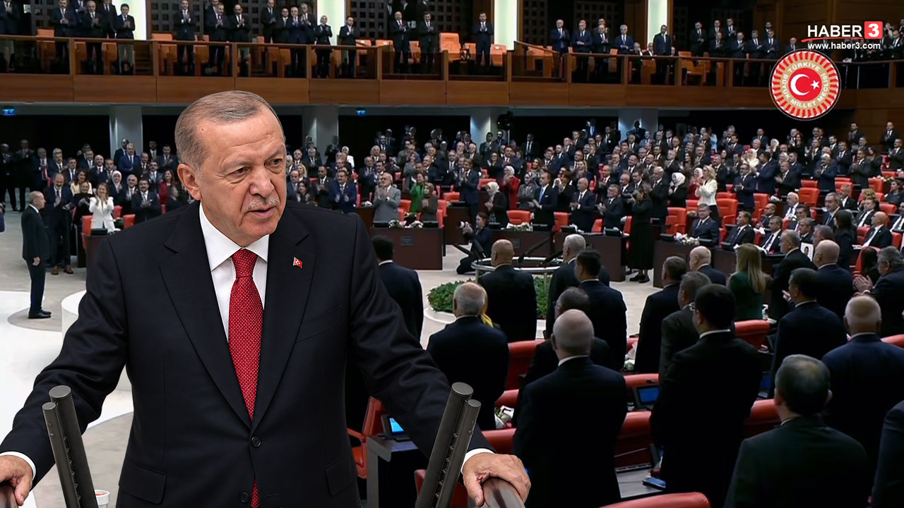 TBMM'de yeni yasama yılı Erdoğan'a protestoyla başladı: Salonu terk ettiler