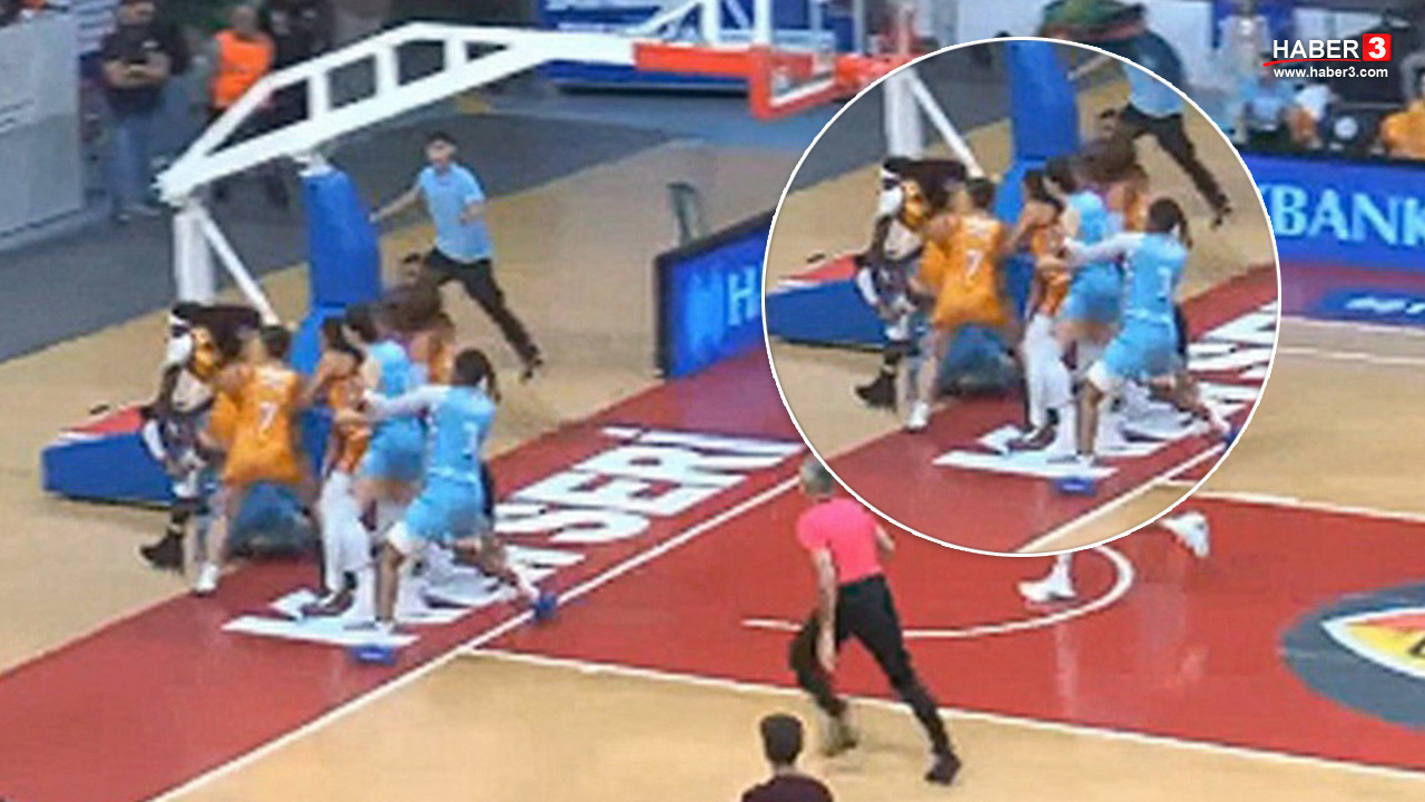 Kadınlar Basketbol Süper Ligi'nde utandıran anlar! Pota altında yumruklar konuştu