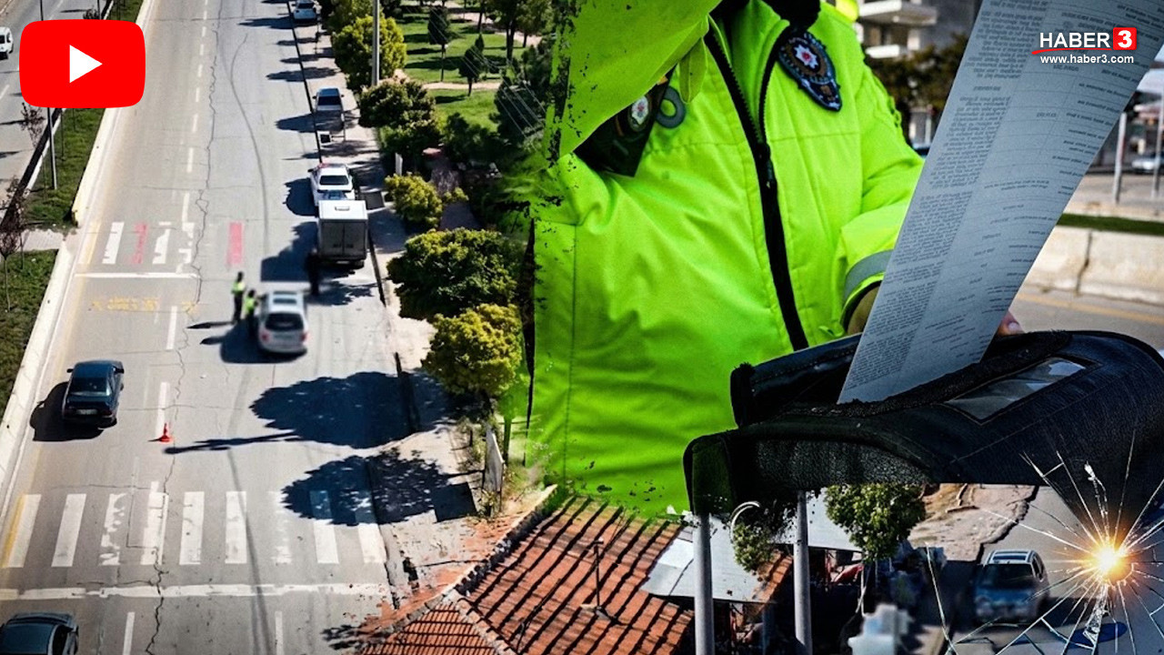 Yolcuyla yer değiştiren ehliyetsiz sürücü dronlu denetimden kaçamadı