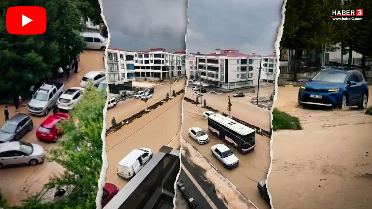 Diyarbakır'da sağanak kabusa döndü: Tüm şehir sulara gömüldü!