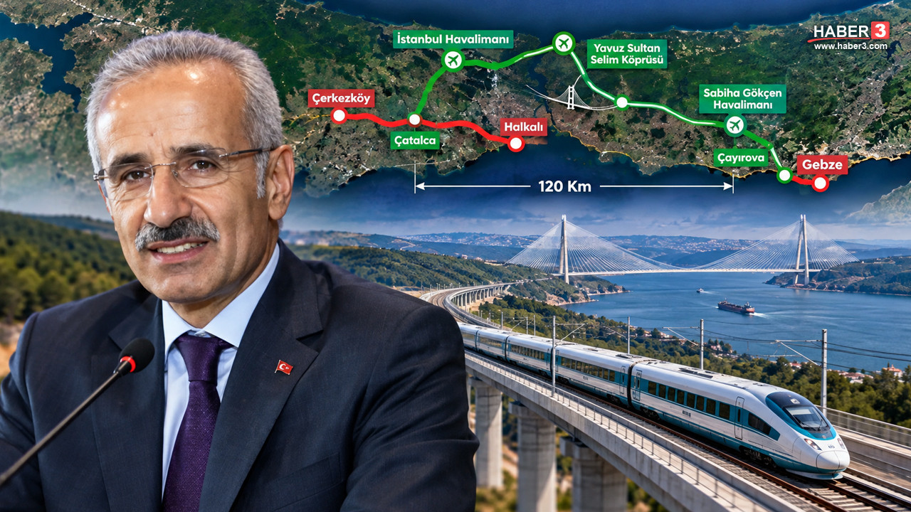 İstanbul'a 120 kilometrelik demir yolu hattı geliyor: Tarih belli oldu
